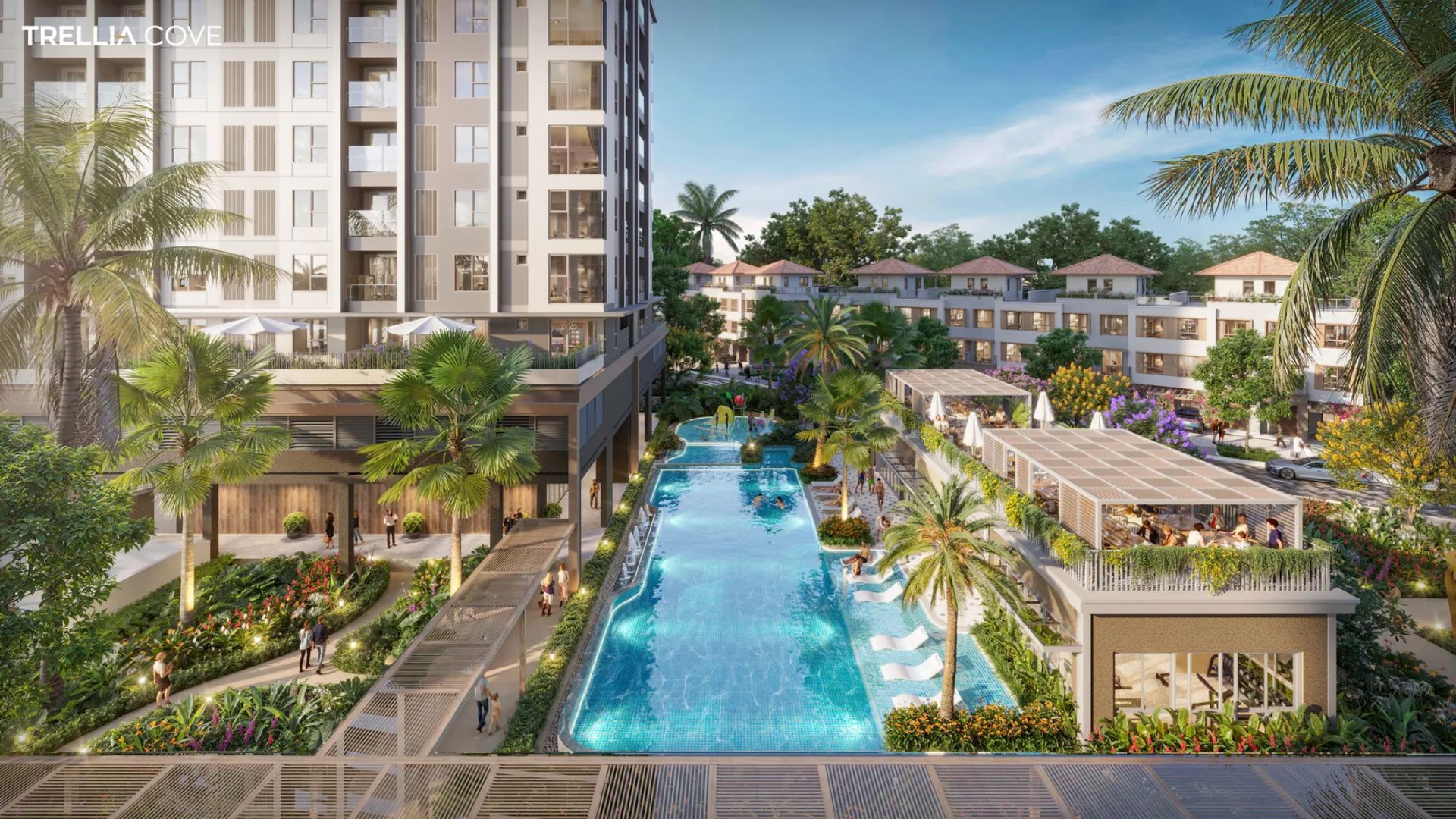 Hệ thống tiện ích dự án Trellia Cove Nam Long